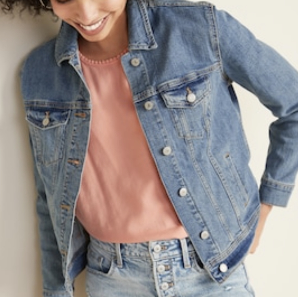 Old Navy Jacket jean/denim authentic blue colour medium